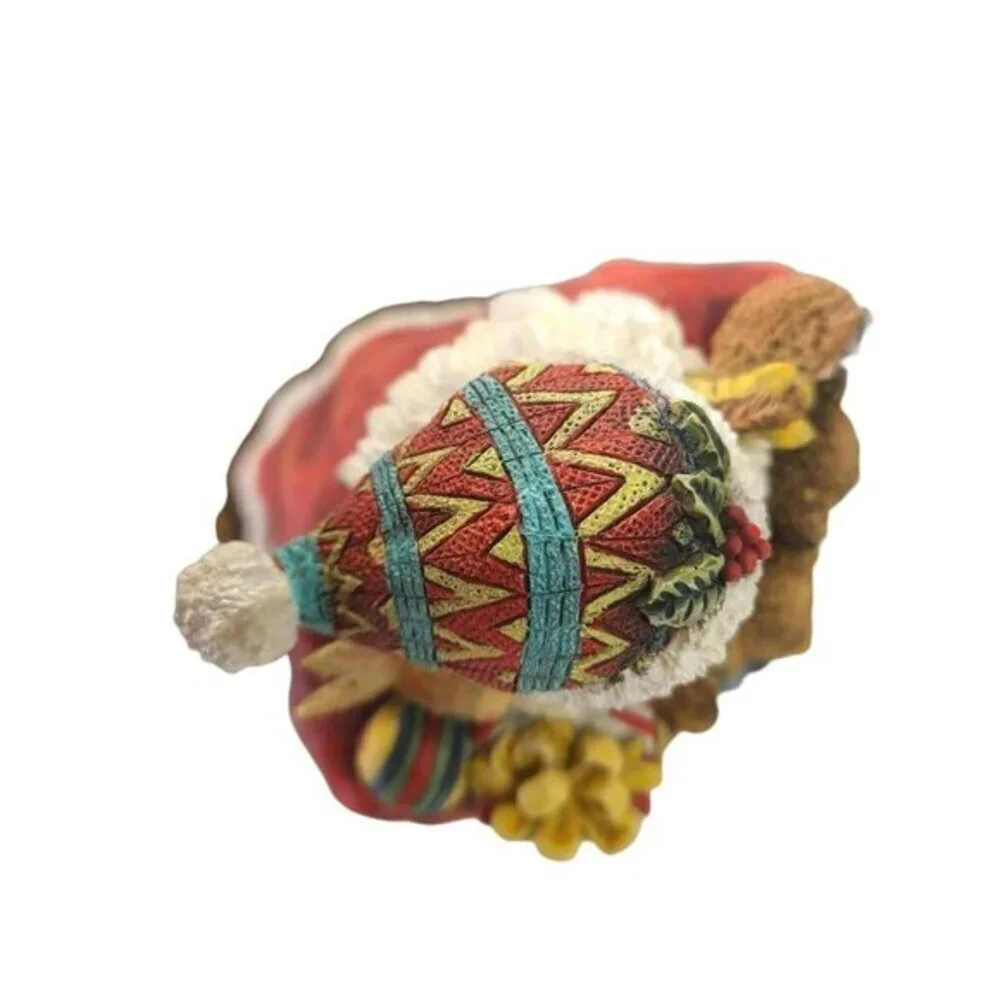 Sherri Buck Baldwin Santa Figurine Bountiful Bears IV Lang and Wise‎ Vintage